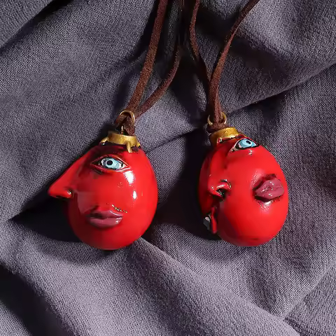 1997 Anime Behelit Griffith Egg Of King Necklace Cosplay The Golden Age Arc Pendant Costume Accessor