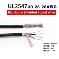 Multi-Core Shielding Signal Cable UL2547 30AWG 28AWG 26AWG 2-Core 4-Core 5-Core 6-Core-8-Core Windin