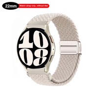 Raimondo Nylon Woven Watch Strap Solid Color Smartwatch Strap Suitable for Samsung