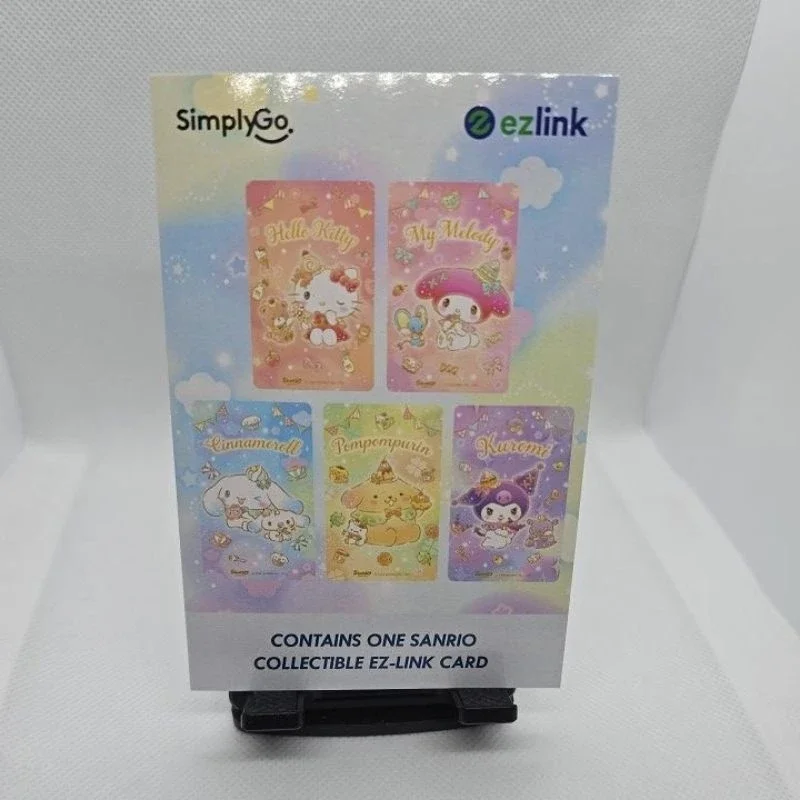 ezlink Sanrio Kirakira Blind Pack Hello Kitty/My Melody/Kuromi/Pompompurin/Cinnamoroll SimplyGo EZ-L