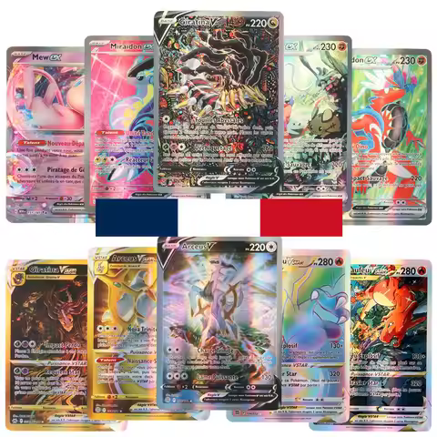 French Pokémon Card Koraidon Miraidon EX Arceus Vstar Giratina V MEGA Charizard EX pokemon trading C
