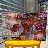 全新 日版 HG GUNPLA GTO Gundam The Origin MS-05S Zaku I Char's Custom 舊 渣古I  (馬沙用 (GTO) 模型 高達