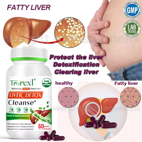 Liver Cleansing Detox Capsules Health Liver Support Colon Cleansing Repair Pills Prevent Cirrhosis F