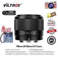 Viltrox AF 56mm f/1.7 Lens APS-C | f/1.7 to f/16 ( 1 Year Warranty )