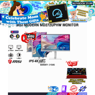 [ผ่อน 0% 10 ด.]MSI MODERN MD272UPHW MONITOR (IPS 4K 60Hz)/ประกัน 3 Years