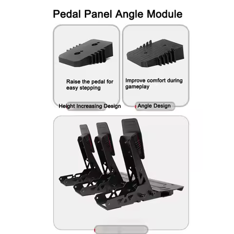 Simulated racing Pedal Height Increasing Panel Angle Module For MOZA R3/R5 Pedal SRP/SRP Lite Pedal