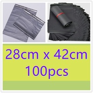 Malaysia 100pcs 28cm×42cm Flyer bag 28cm Courier Plastic bag 28cm × 42cm pos laju Packing 28 42 Shop