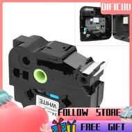 dificuu-my 24mm Laminated Label Tape Black on White for Brother TZe-221/621 PT-7600 PT P700 PT-2730