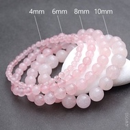 ROSE QUARTZ STONE BRACELET | Genuine Rose Quartz Bracelet – Love Stone & Healing | Genuine Rose Quar
