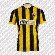 2026-27 Mens Kids Boys Greece AEK Top Adult Home Jersey Soccer Game Sport Athens Home Male Training 