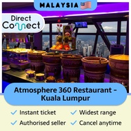 [PROMO TIKET READY] Atmosphere 360 Restaurant Buffet Kuala Lumpur KL Tower Malaysia Attractions Tickets Vouchers Travel Sale Lunch Dinner Hightea Authorised Seller