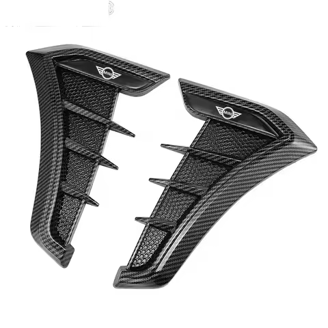 2Pcs Car Emblem Side Leafboard Stickers Flank Fender Modified Accessories for BMW MINI Cooper S One 
