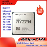 AMD Ryzen 5 2600 R5 2600X 3600 3600X 3500X 4500 5500 5600 R7 3800X 3700X 2700X 2700 Quad-Core Quad-T