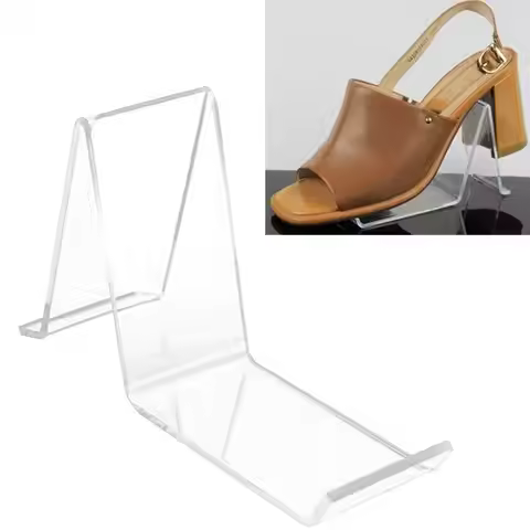 1pc Transparent Acrylic Shop Display Shoes Stands Shopping Mall Sandal Racks Sneaker Holders
