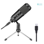 Will Universal Microphones Perfect for Vlogging Online Chat USB Interface Studio Mics Small Pieces Professional Mic Prop