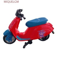 MIQUELGM Mini Motorcycle, Vehicle Toy Motobike Motorcycle Model, Home Decor Metal Electric Scooter C