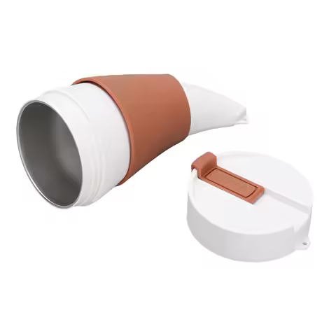 Goat Horn Coffee Cup Goat Horn Coffee Mug 230ML Travel Coffee Cup Stainless Steel Thermal Vacuum Cup