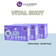 LA JUICERIA Vital Shot Ginger Honey Lemon (3 Pack/30 Bottles)