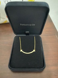 Tiffany T Smile Necklace small 18K yellow Gold