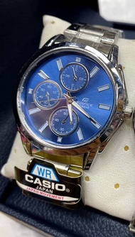 สินค้าขายดี!! นาฬิกาข้อมือชาย Newนาฬิกาข้อมือผู้ชาย Casio นาฬิกาข้อมือ นาฬิกาคาสิโอCasio รุ่นใหม่หน้าปัด เรียบหรู สวยดูดีกันน้ำได้ ฟรี!!ถ่านสำลอง