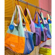 BETEVE CRUNCH SUPER PANELLED TOTE BAG/ WOMEN'S TOTE BAG/ SHOPPING BAG/ WOMEN'S FOLDING BAG/ MULTIPUR