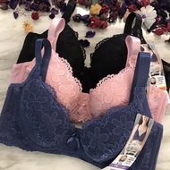 {A & J} 8816 Big B Small C Cup Padless Underwear (Soft Steel Ring) ️ Wide Version 3 Breasted Buttons