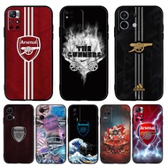 Soft black TPU silicone phone case Arsenal FC for Redmi Note 7 8 9 10 4G Pro Max 8T 9S 9T