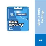 Gillette Mach3 Turbo Razor Cartridges 2s