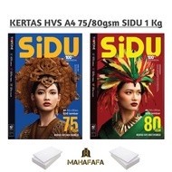 A4 75GSM PAPER 80GSM 1KG SIDU SINAR DUNIA NUSANTARA A4 Paper 75gsm A4 Paper 80gsm