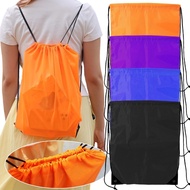 New Portable Polyester 210D Drawstring Sports Gym Bags Large Capacity Travel Shoes Clothes Storage P
