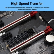 M.2 NVME PCI-E PCIE X4 X8 X16 to 6 Port 3.0 SATA Adapter Card Riser ASM1166 Chassis Server PC Comput