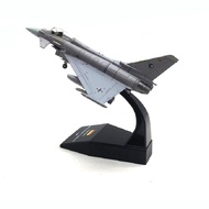 Die Cast Alloy เครื่องบินรุ่น 1/100 ยุโรป Typhoon Ef2000 จําลองเครื่องบินรบรุ่นในร่มคอลเลกชันของขวัญ