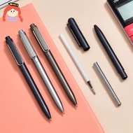 NIKKI'S SHOP 1pcs MUJI Style Random color Gel Pen Ballpoint pen Refill Black Gel Pen 0.5mm Students Gel Pens Refill School Office Stationery A12