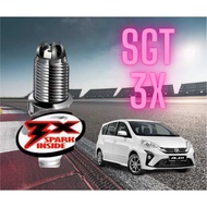 SGT 3X Spark Plug DCPR7EX-B7X Perodua Alza 2009-2016