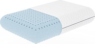 Vaverto Queen Size Gel Memory Foam Pillow - Ventilated, Orthopedic, Cooling, Ideal for Side &amp; Back Sleepers, with Washable Bamboo Cover - Essential for College Dorms