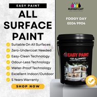18 Liters Easy Paint All Surface Paint - FOGGY DAY EE04 9904 - Interior & Exterior Wall, Floor, Wood