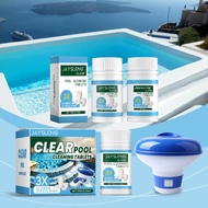 Jaysuing Pool Effervescent Tablets Cleaning Pool Instant Effervescent Tablets Pool Chlorine Tablets 