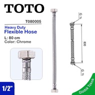 TOTO SELANG FLEKSIBEL - HEAVY DUTY FLEXIBLE HOSE L 80 CM T080005 - Ladang Pingit