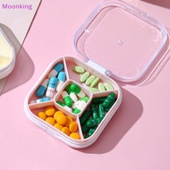 Moonking Mini Pill Box Weekly Medicine Pill Box Rotag Pill Box Case Splitter Pill Organizer Portable Travel Day Pill Container Case NEW