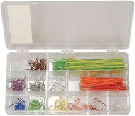 Jameco Valuepro WJW-60B-R Wire Jumper Kit 350 each 22 AWG, 14 Lengths 10 Colors 25 Of Each Length