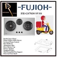 FUJIOH FH-GS7030 SVSS 3 BURNER DOUBLE INNER FLAME STAINLESS STEEL GAS HOB