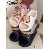 selipar dalam rumah selipar perempuan selipar wanita ✤Thin Strip EVA Couple Fashion Capybara Sandals