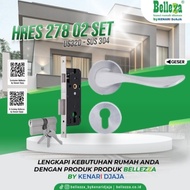 Handle set Bellezza HRES 278.02 BZ US32D SUS 304  || Lever Handle Bellezza HRE 278.02 US32D Sus 304 