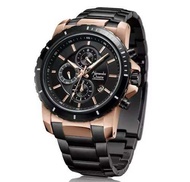 JAM TANGAN ALEXANDRE CHRISTIE JAM TANGAN PRIA BERKUALITAS WARNA HITAM GOLD