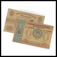 Uang Kuno 1 Muntbiljet Nederlandsch Indie 1940 Penjajahan Belanda