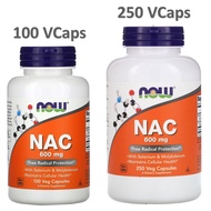 [ReadyStock] Now Foods, NAC, 600 mg (100/250 Veg Capsules)