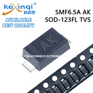 (20-100pcs) SMF6.5A AK SOD-123FL TVS Transistor SMD Diode Electrostatic and Surge Protection