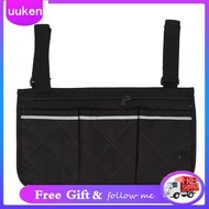 Uukendh Wheelchair Bag Side Pouch Canvas Material for Transport Chair