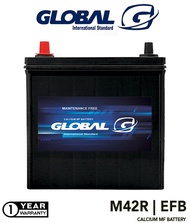 Bateri Kereta GLOBAL MF M42R EFB Car Battery Special for Toyota Rush 2018 Perodua Aruz