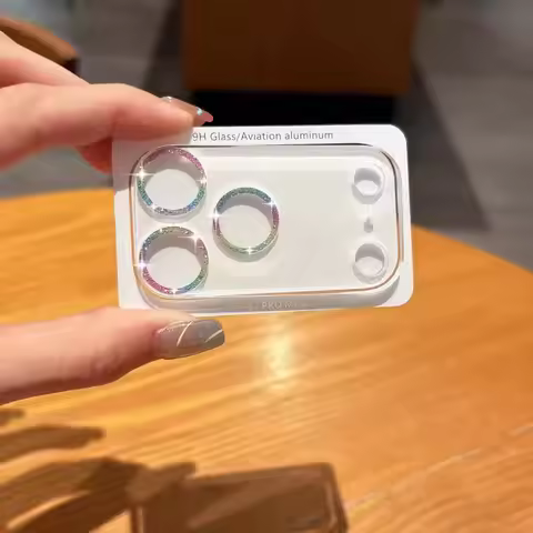 Bling Glitter Camera Lens Protector for IPhone 15 14 16 Pro Max 17 Air 13 Mini Plus 16Pro 17Pro 17Ai